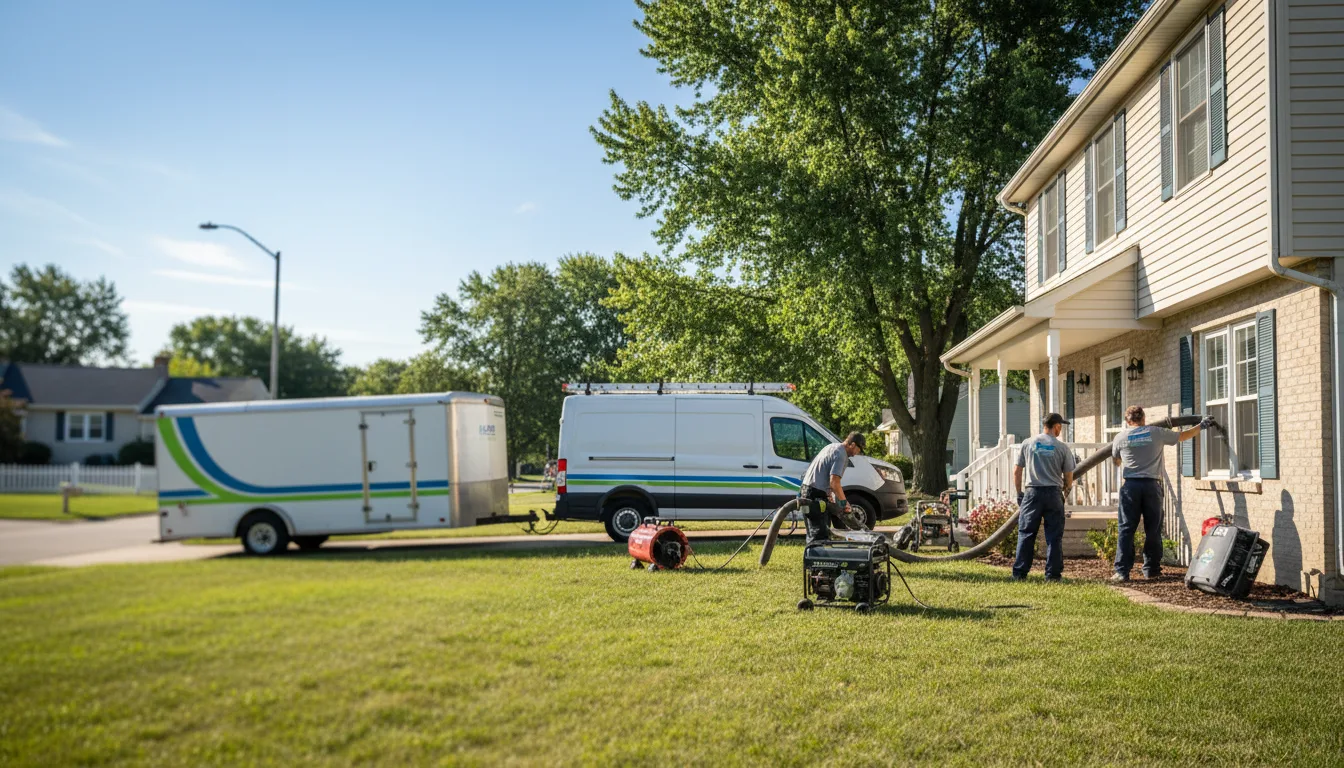 Flooded Basement Restoration And Cleanup With Repair in Callaway, MD near me